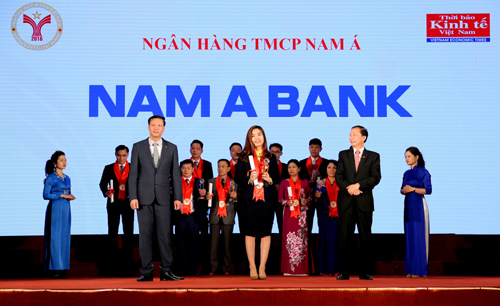 Nam A Bank 3 năm liên tiếp là thương hiệu mạnh VN