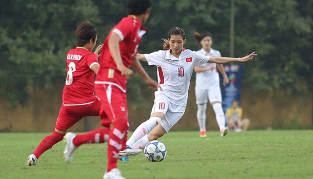 Nữ Việt Nam 0-0 Nữ Myanmar phút thứ 6