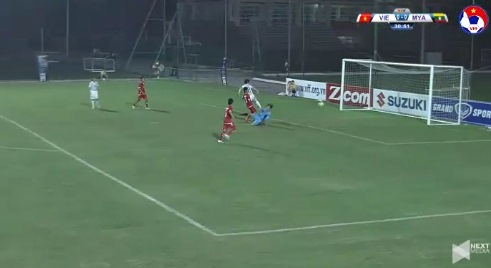 Nữ Việt Nam 0-0 Nữ Myanmar phút thứ 31