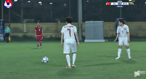 Nữ Việt Nam 1-0 Nữ Myanmar phút 77