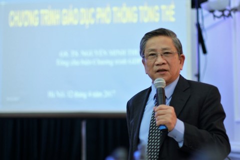 GS Nguyễn Minh Thuyết nói về cơ sở khoa học xác định phẩm chất năng lực học sinh