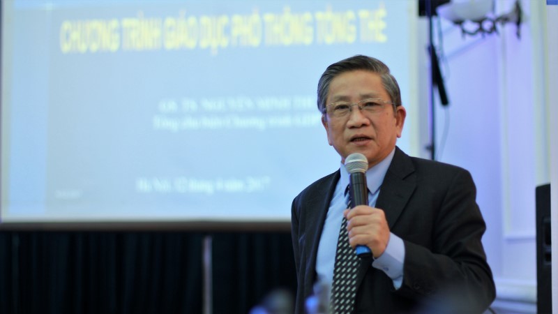 GS Nguyễn Minh Thuyết nói về cơ sở khoa học xác định phẩm chất năng lực học sinh