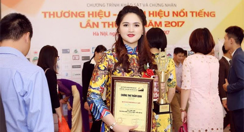 BioCosmetics nhận giải ‘Thương hiệu nhãn hiệu nổi tiếng 2017’