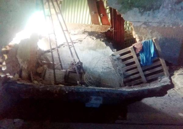 Sụp lún nhà dân gần công trình xây dựng trụ sở ngân hàng