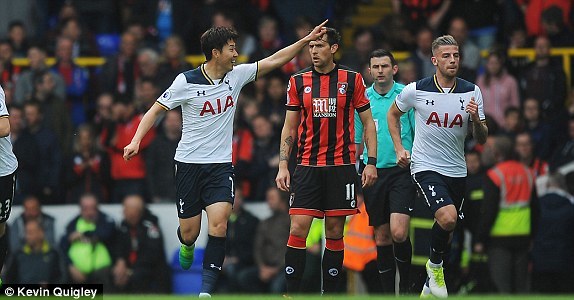 Video bàn thắng Tottenham 4-0 Bournemouth