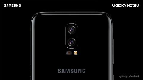 Hé lộ thiết kế Galaxy Note 8