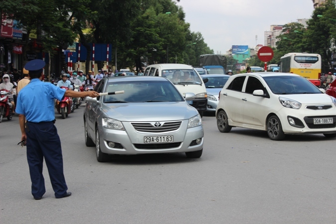 Đi vào đường cấm, ô tô bị phạt tiền triệu