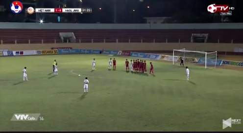 U19 Việt Nam 1-0 U19 HAGL phút 32 Bảo Toàn
