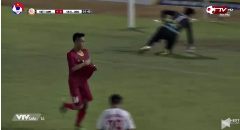 U19 Việt Nam 2-0 U19 HAGL phút 65 Văn Công goal