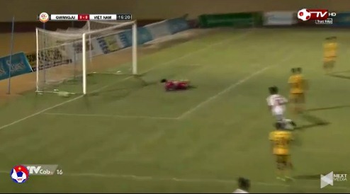 U19 Việt Nam 0-0 U19 Gwangju phút 17