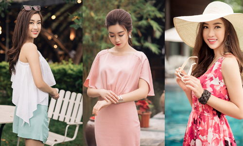 Mặc đẹp đón mùa Hè như Hoa hậu Mỹ Linh