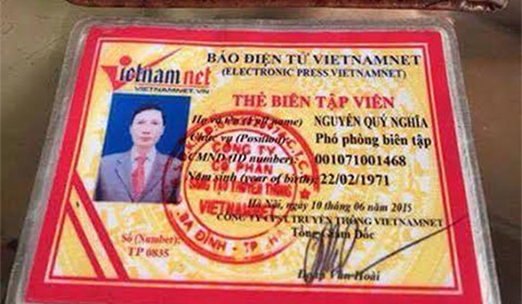 Liên tục phát hiện các trường hợp giả danh báo VietNamNet