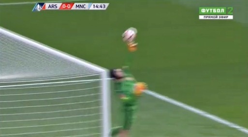 Arsenal 0-0 Man City phút 15