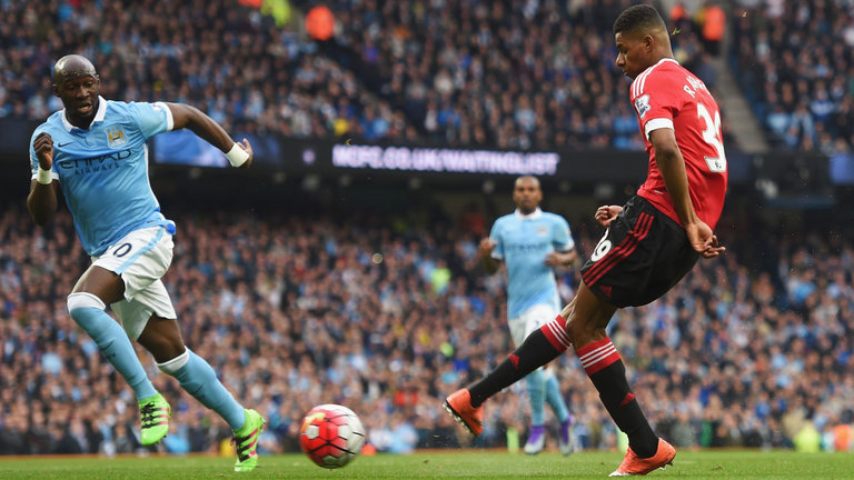 Rashford chiếm chỗ Ibra, MU sáng cửa hạ gục Man City