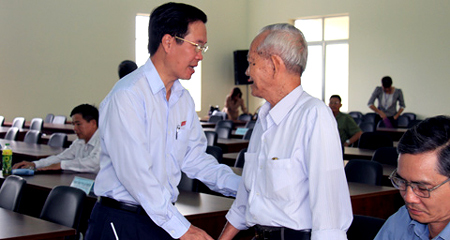 Ông Võ Văn Thưởng: Không để xảy ra mâu thuẫn giữa dân và chính quyền