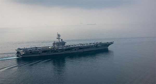 Siêu tàu sân bay Mỹ vào vị trí đưa Triều Tiên 'vào tầm ngắm'