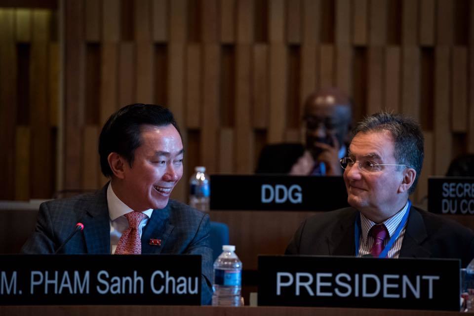 Đại sứ Phạm Sanh Châu tranh cử cho chức vụ TGĐ UNESCO