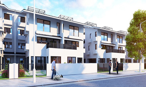 Cuộc sống tươi đẹp, ngập sắc hoa diên vĩ ở Iris Homes