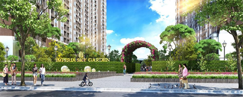 Hòa Bình thi công dự án Imperia Sky Garden