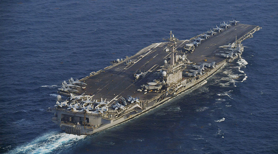 Triều Tiên phóng tên lửa thất bại, tàu sân bay Mỹ tập trận