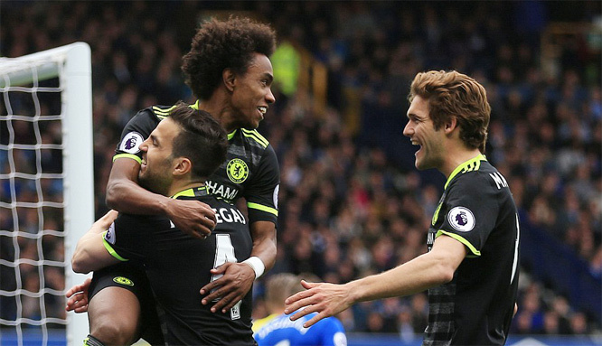 Video bàn thắng Everton 0-3 Chelsea