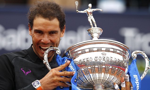 Nadal lập kỷ lục 10 lần đăng quang Barcelona Open