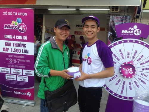 Max 4D hút người chơi