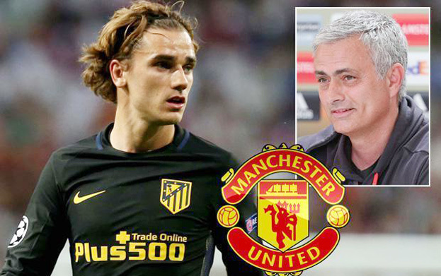 Griezmann ký 5 năm với MU, Conte