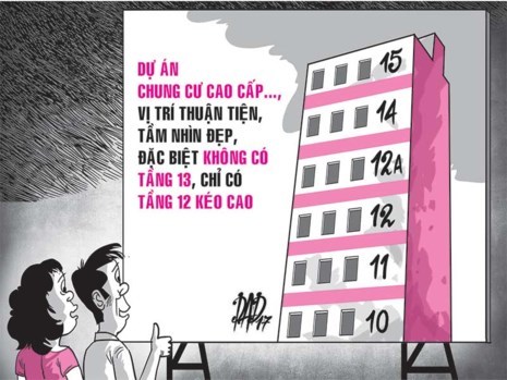 Khóc, cười chuyện mua căn hộ tầng 13