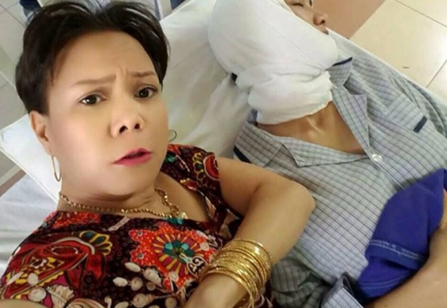 Việt Hương khoe ảnh đeo đầy vàng trong bệnh viện