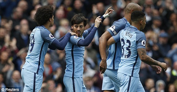 Video bàn thắng Man City 5-0 Crystal Palace