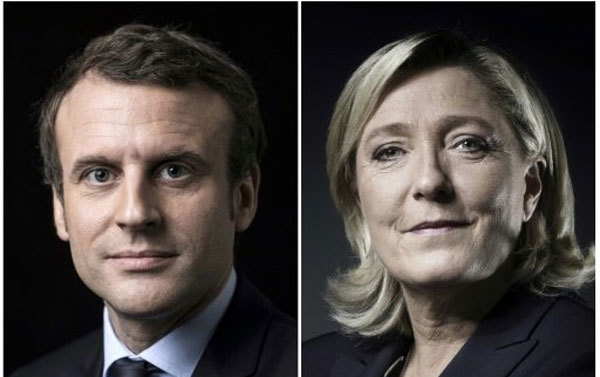 Macron đấu Le Pen trong bầu cử Tổng thống Pháp vòng cuối
