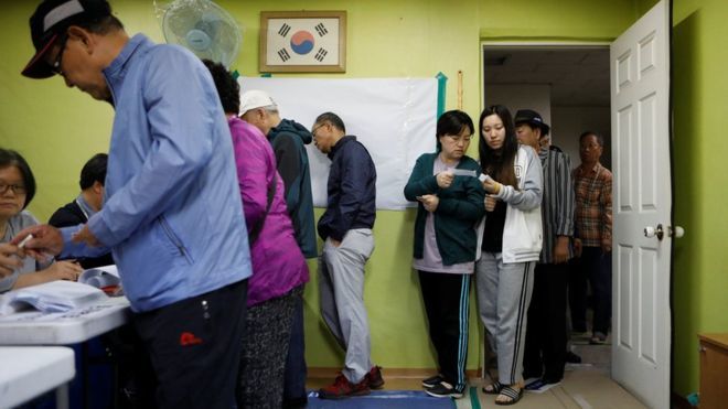 Cử tri Hàn Quốc bỏ phiếu bầu tổng thống mới