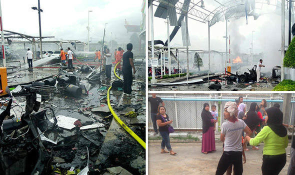 Nổ bom kép tại siêu thị ở Nam Thái Lan, nhiều người bị thương