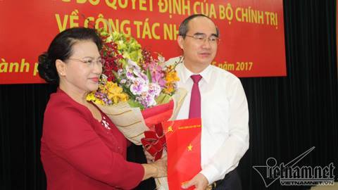 Công bố quyết định ông Nguyễn Thiện Nhân làm Bí thư TP.HCM