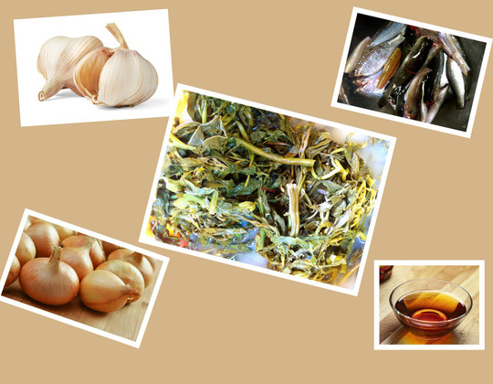 Canh rau sắn nấu cá: Đặc sản miền trung du Phú Thọ
