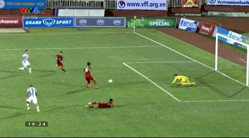 U20 Việt Nam 0-0 U20 Argentina phút 20