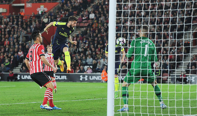 Đả bại Southampton, Arsenal nuôi hy vọng tốp 4