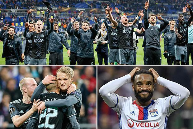 Rượt đuổi điên rồ với Lyon, Ajax hẹn MU ở chung kết