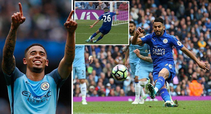 Thắng hú vía Leicester, Man City vào top 3