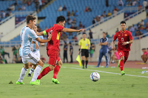U22 Việt Nam 0-2 U20 Argentina phút 23 goal