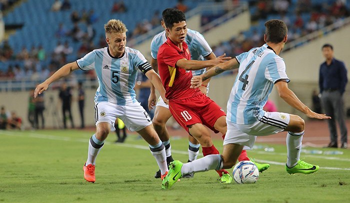 U22 Việt Nam 0-5 U20 Argentina: Khách quá mạnh