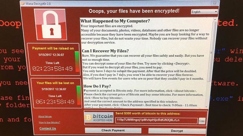 Các hacker phát tán mã độc WannaCry đã nhận bao nhiêu tiền chuộc?