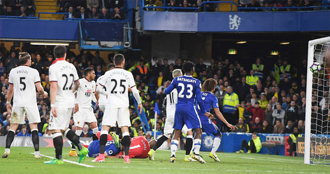 Video bàn thắng Chelsea 4-3 Watford