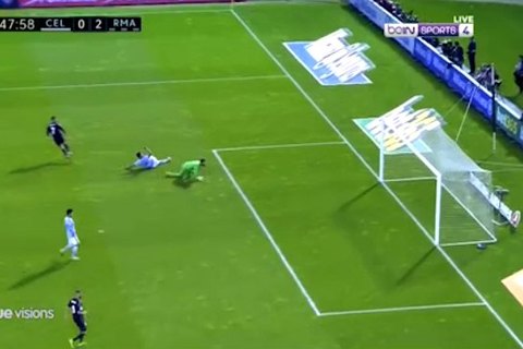 Celta Vigo 0-2 Real Madrid Ronaldo goal phút 48