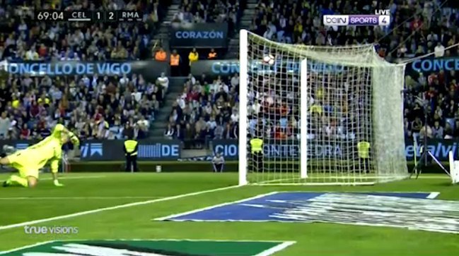 Celta Vigo 1-2 Real Madrid phút 69