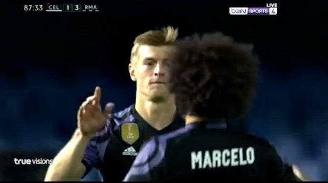 Celta Vigo 1-4 Real Madrid Kroos goal phút 88