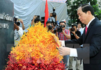 Chủ tịch nước dâng hương, dâng hoa tại Bảo tàng Hồ Chí Minh