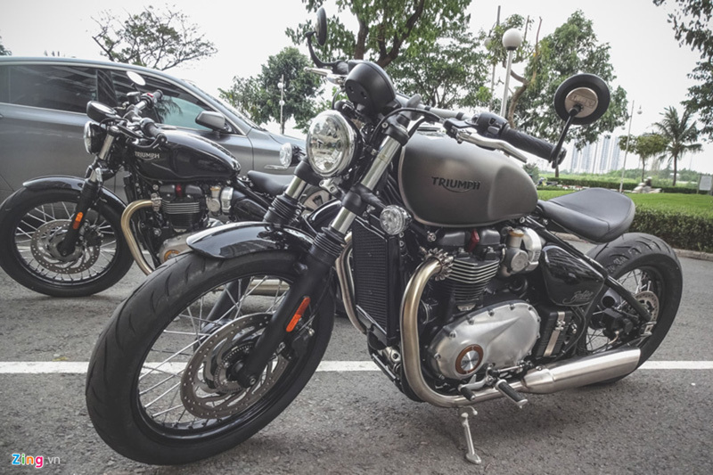 Chi tiết môtô Triumph nửa tỷ đồng của Cường Đô La