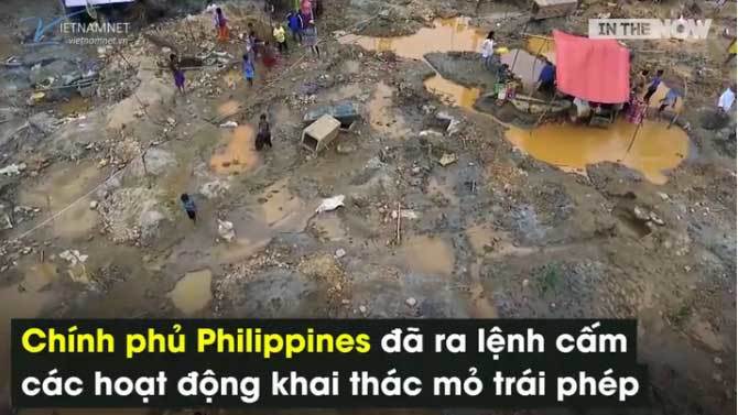 Chuyện khai thác vàng 'thừa sống thiếu chết' ở Philippines